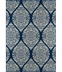Momeni Baja Baj17 Navy Area Rug 6 ft. 7 in. X 9 ft. 6 in. Rectangle