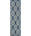 Momeni Baja Area Rug BAJ17 Arabesque Navy 6'7 X 9'6