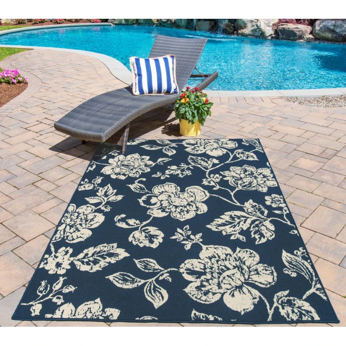 Momeni Baja Blue BAJ18 2ft.3in. X 7ft.6in. Rect. Rug