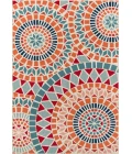 Momeni Baja Area Rug BAJ24 Mosaic Multi 7'10 X 10'10