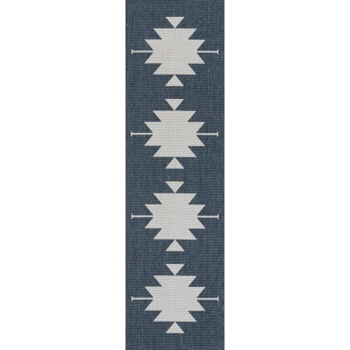 Momeni Baja Area Rug BAJ34 Denim 1'8 X 3'7