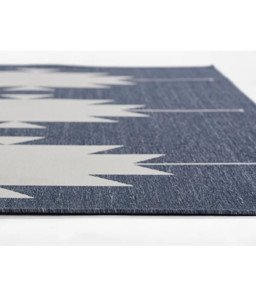 Momeni Baja Area Rug BAJ34 Denim 1'8 X 3'7