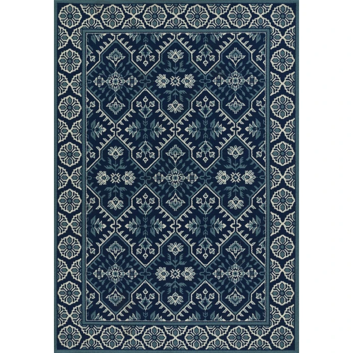 Momeni Baja BAJ38 Navy 1'8" X 3'7" Area Rug