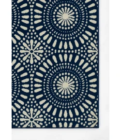 Momeni Baja Baj39 Navy Area Rug 2 ft. 3 in. X 7 ft. 6 in. Runner