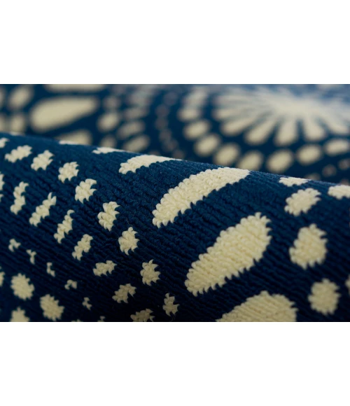 Momeni Baja BAJ39 Navy 2'3" X 7'6" Runner Area Rug