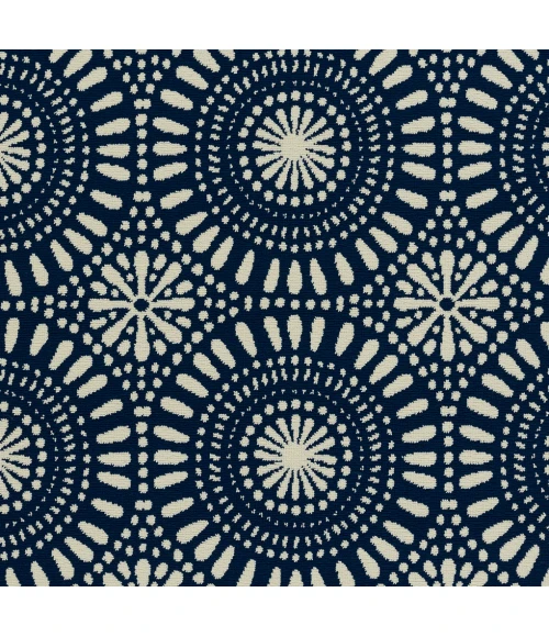Momeni Baja BAJ39 Navy 2'3" X 7'6" Runner Area Rug