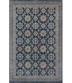 Momeni Banaras Bnr-1 Blue Area Rug 5 ft. 6 in. X 8 ft. 6 in. Rectangle
