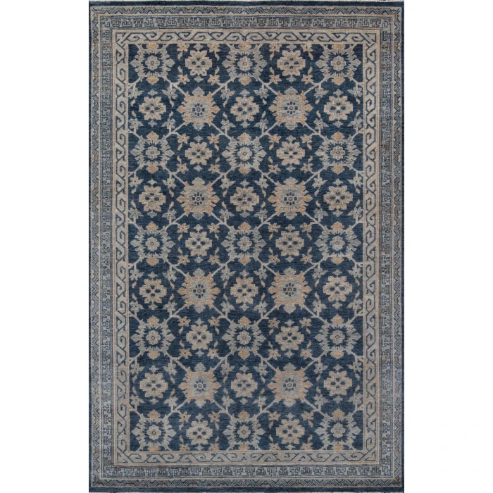 Momeni Banaras Area Rug BNR-1 Blue 7'6 X 9'6