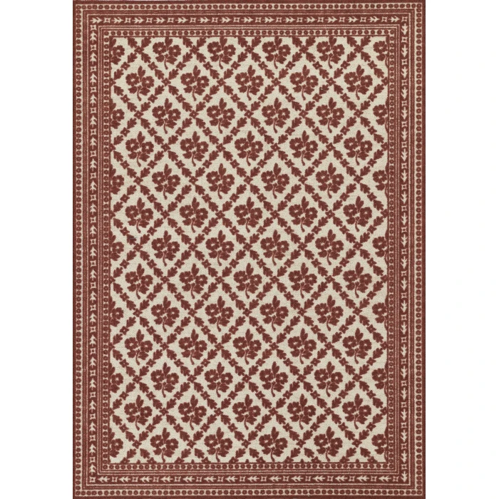 Momeni Bibury Red BIB-1 2ft. X 3ft. Rect. Rug
