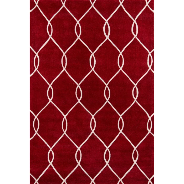 Momeni Bliss Area Rug BS-12 Red 2'3 X 8' Runner