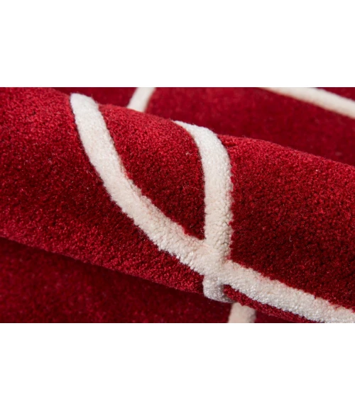 Momeni Bliss Area Rug BS-12 Red 3'6 X 5'6