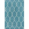Momeni Bliss Bs-12 Teal Area Rug 3 ft. 6 in. X 5 ft. 6 in. Rectangle