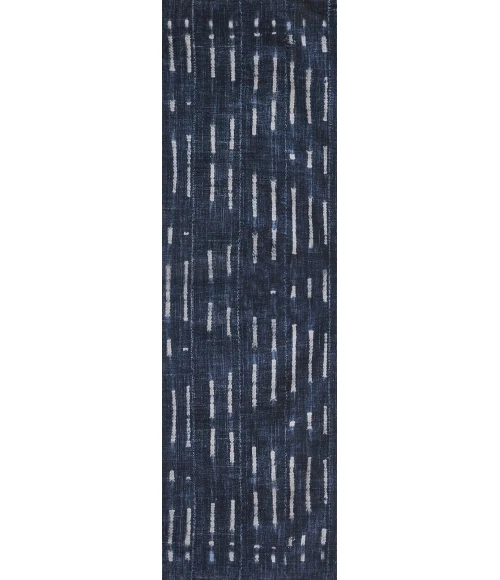 Momeni Bolt Area Rug BOL-1 Zig Denim 9' X 12'