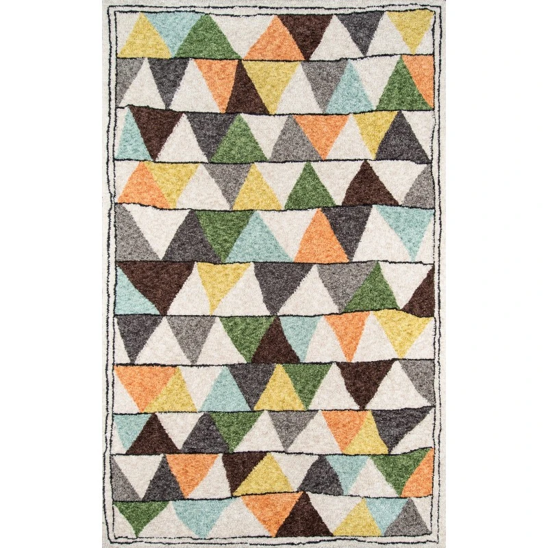 Momeni Bungalow Area Rug BUN-1 Tri Multi 2'3 X 8' Runner