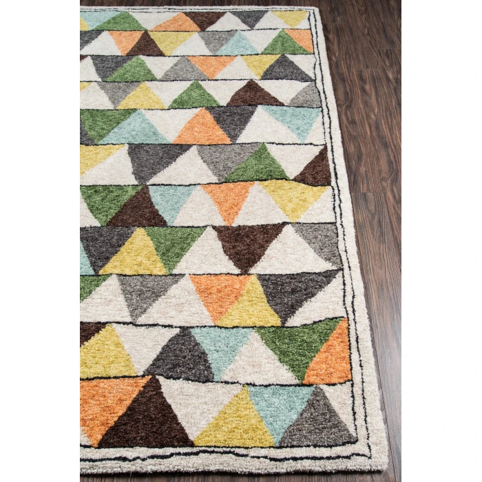Momeni Bungalow Area Rug BUN-1 Tri Multi 9' X 12'