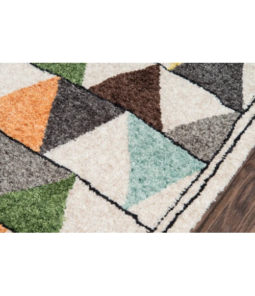 Momeni Bungalow Area Rug BUN-1 Tri Multi 2'3 X 8' Runner