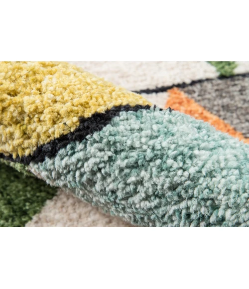 Momeni Bungalow Area Rug BUN-1 Tri Multi 2'3 X 8' Runner