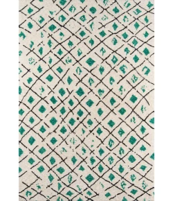 Momeni Novogratz Bungalow Bun-2 Green Area Rug 3 ft. 6 in. X 5 ft. 6 in. Rectangle