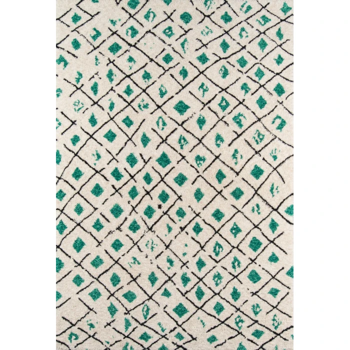 Momeni Bungalow Area Rug BUN-2 Tallulah Green 3'6 X 5'6
