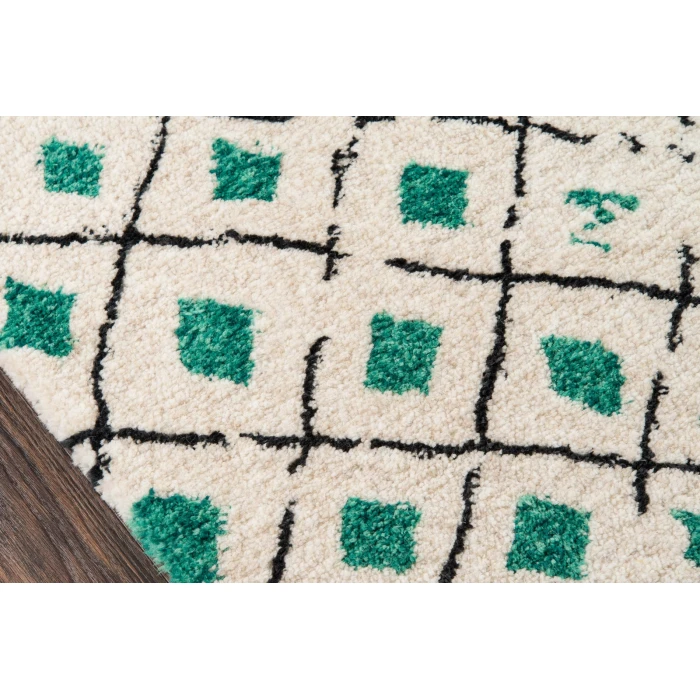 Momeni Bungalow Area Rug BUN-2 Tallulah Green 3'6 X 5'6