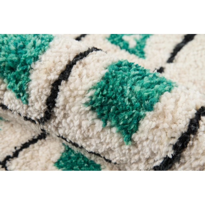 Momeni Bungalow Area Rug BUN-2 Tallulah Green 3'6 X 5'6
