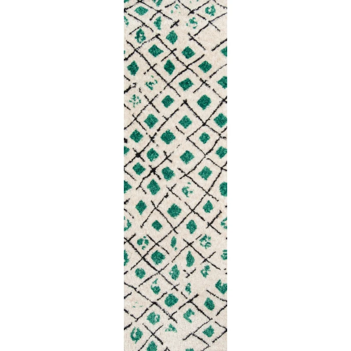 Momeni Bungalow Area Rug BUN-2 Tallulah Green 3'6 X 5'6