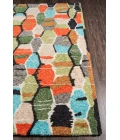 Momeni Bungalow Area Rug BUN-3 Tiles Multi 7'6 X 9'6