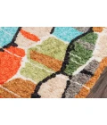 Momeni Bungalow Area Rug BUN-3 Tiles Multi 7'6 X 9'6