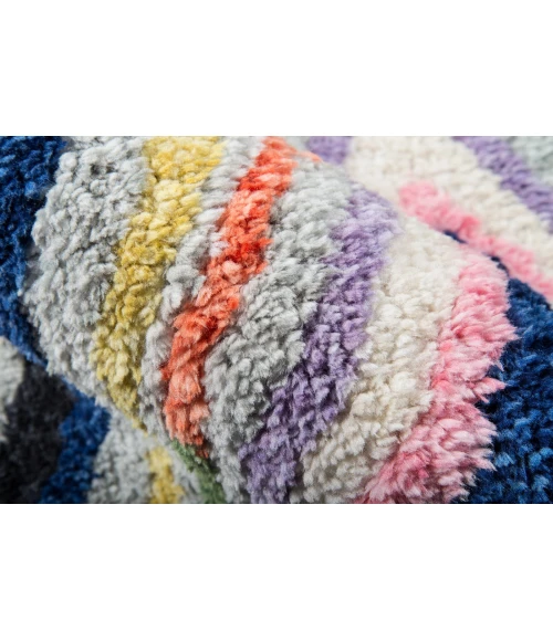 Momeni Bungalow Area Rug BUN-4 Notch Multi 7'6 X 9'6