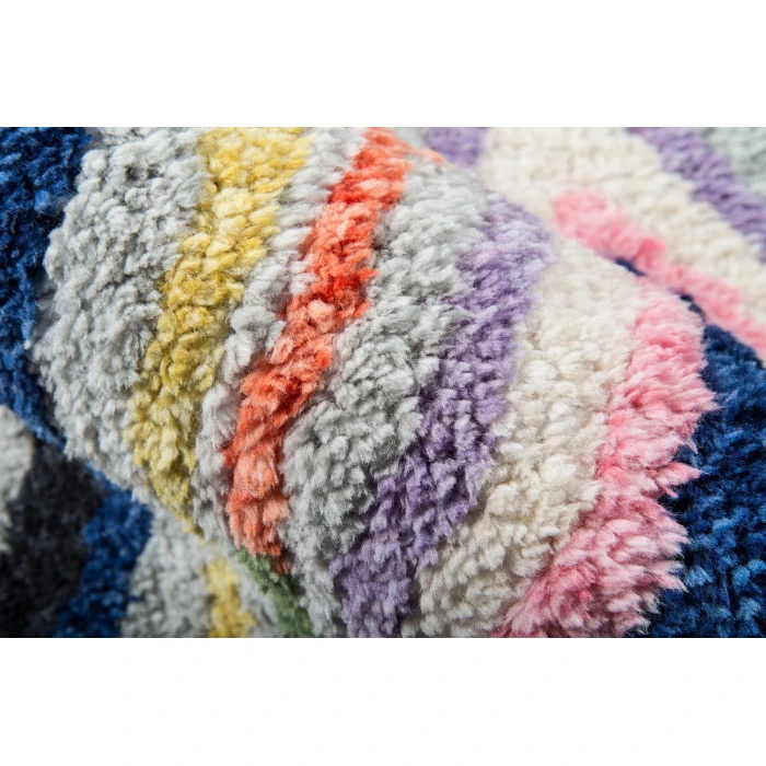 Momeni Bungalow Area Rug BUN-4 Notch Multi 2'3 X 8' Runner