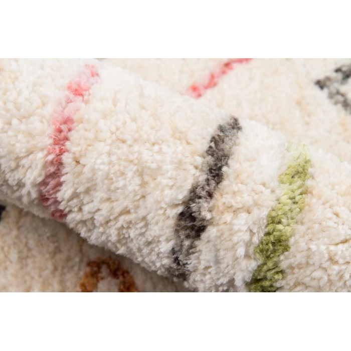 Momeni Bungalow Area Rug BUN-8 Wes Ivory 3'6 X 5'6