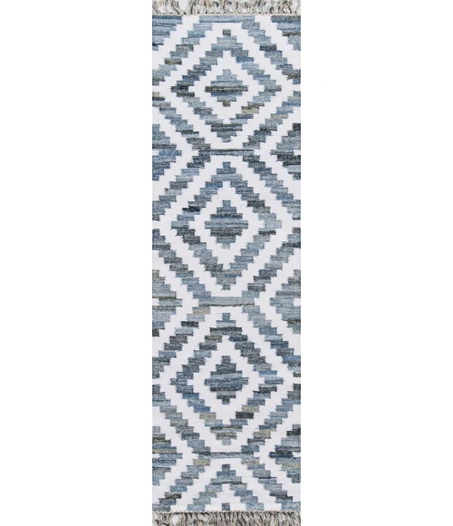 Momeni California Area Rug CAL-2 Laguna Blue 2'3 X 8' Runner