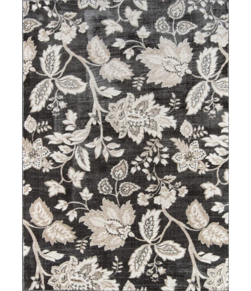 Momeni Carroll Gardens CG-01 Charcoal 2 ft. X 3 ft. Rectangle Rug