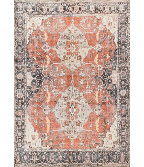 Momeni Chandler Area Rug CHN-7 Rust 5'6 X 8'6