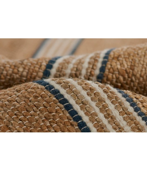 Momeni Chestnut Area Rug CHS-1 Stripe Blue 2' X 3'