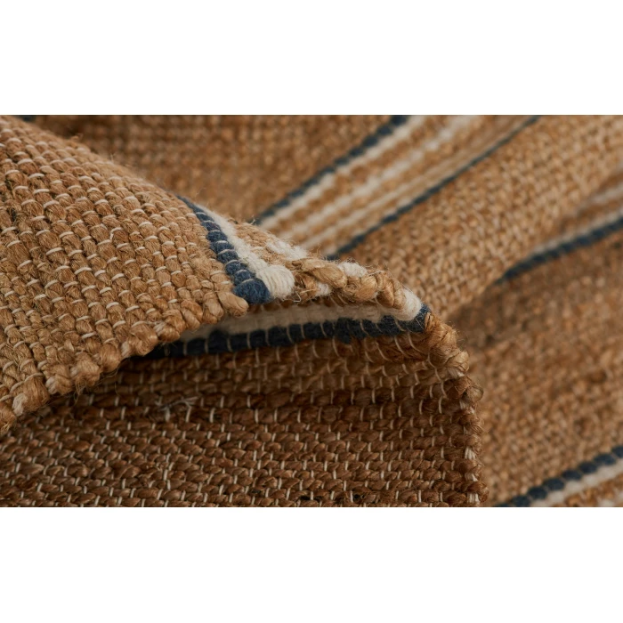 Momeni Chestnut Area Rug CHS-1 Stripe Blue 18in x 18in