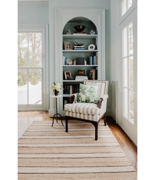 Momeni Chestnut Area Rug CHS-1 Stripe Brown 2' X 3'