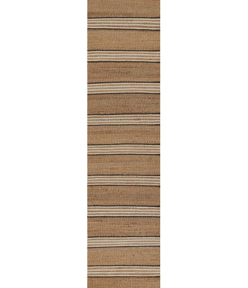 Momeni Chestnut Area Rug CHS-1 Stripe Brown 2' X 3'