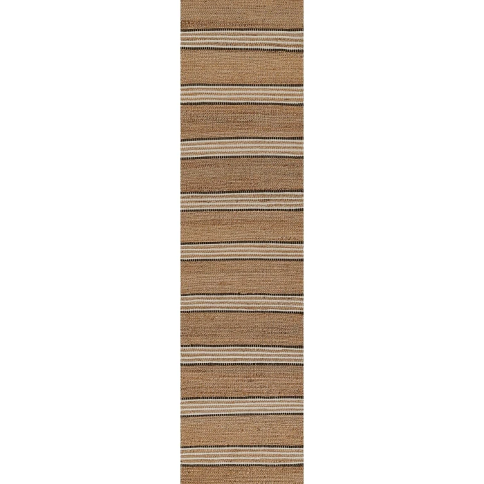 Momeni Chestnut Area Rug CHS-1 Stripe Brown 2'3 X 8' Runner
