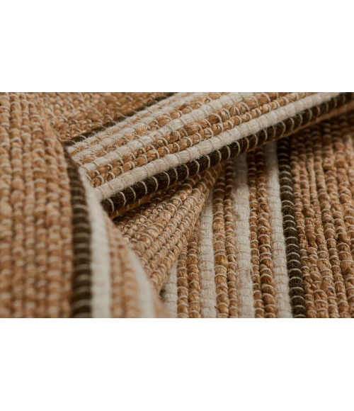 Momeni Chestnut Area Rug CHS-1 Stripe Brown 2' X 3'