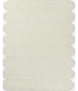 Momeni Claude CUD-2 Ivory 2 ft. 6 in. X 8 ft. Runner Rug