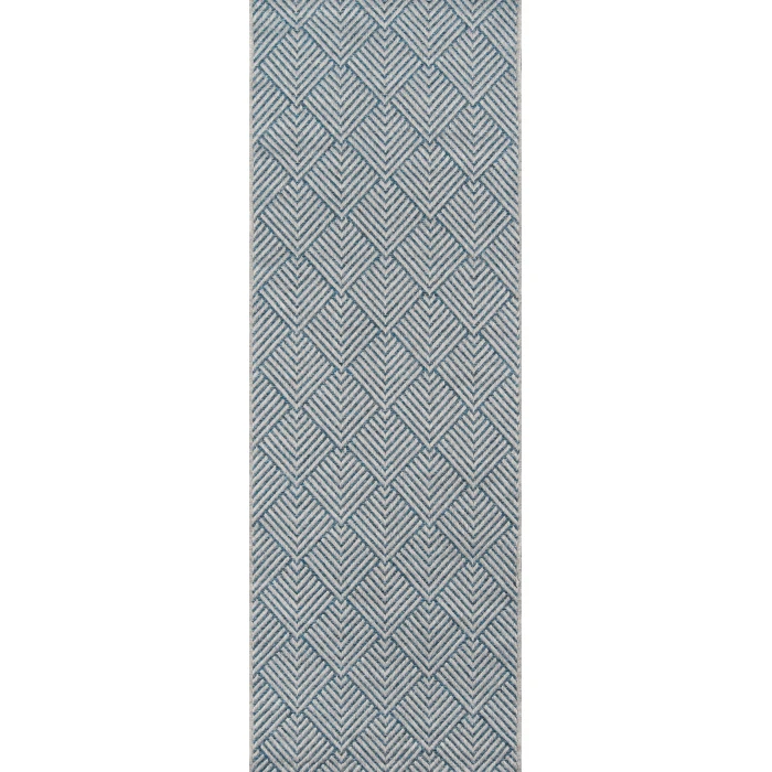Momeni Como Area Rug COM-3 Blue 2' X 10' Runner