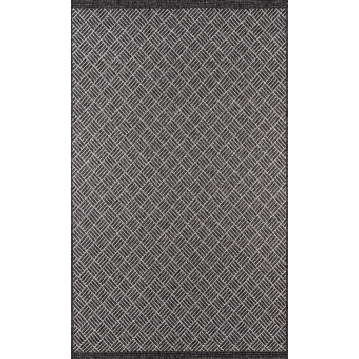 Momeni Como Black COM-4 5ft. X 7ft.6in. Rect. Rug