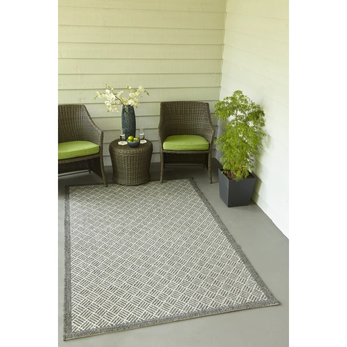 Momeni Como Black COM-4 5ft. X 7ft.6in. Rect. Rug