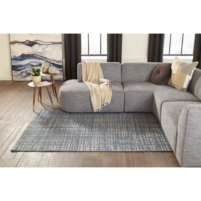 Momeni Como Blue COM-6 2ft.7in. X 7ft.6in. Rect. Rug