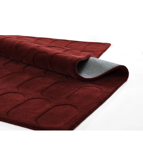 Momeni Contour Burgundy CON-2 7 ft. 10 in. X 10 ft. Rect. Rug