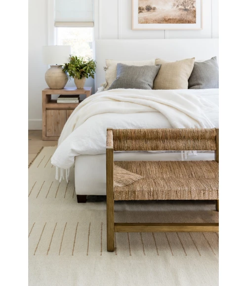 Pure Salt Corfu Ivory COF-1 5 ft. X 8' Rectangle Rug