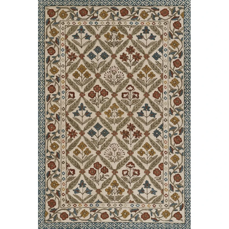 Momeni Cotswold COT-1 Blue 3 ft. 6 in. X 5 ft. 6 in. Rectangle Rug