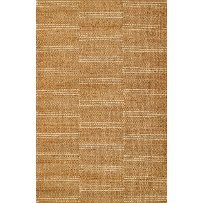 Momeni Crescent Area Rug CRE-1 Broken Stripe Natural 2'3 X 8' Runner