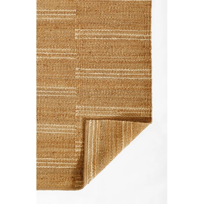 Momeni Crescent Area Rug CRE-1 Broken Stripe Natural 2'3 X 8' Runner